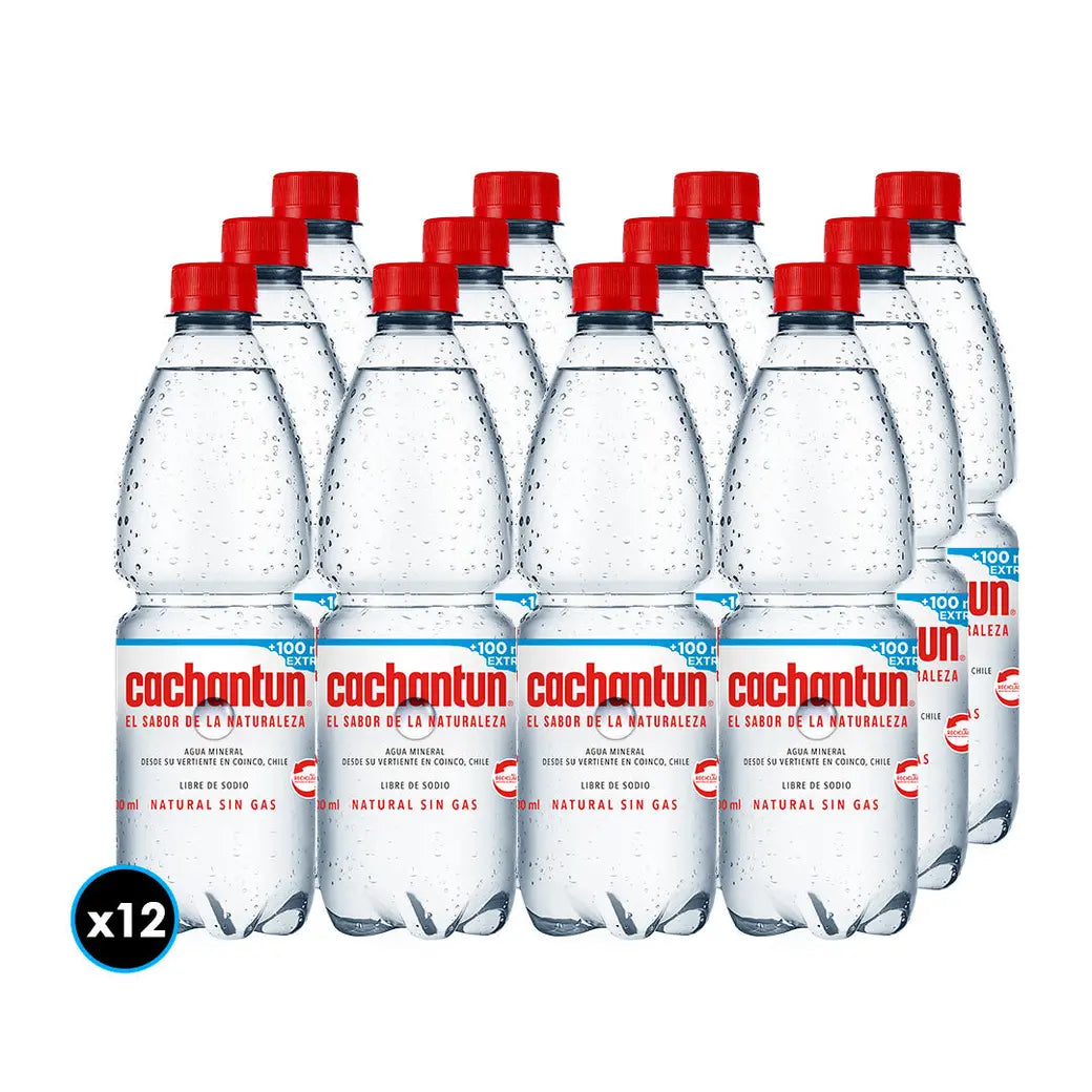 Agua Mineral Cachantun (600 ml) sin gas x 12