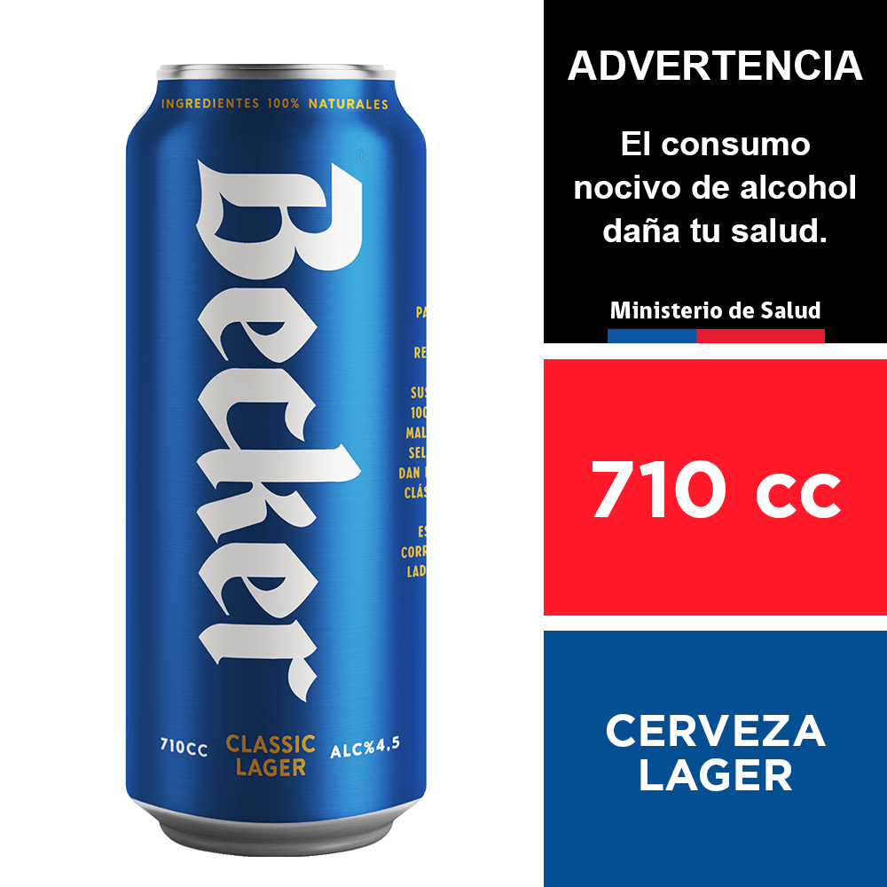 Cerveza Becker Lata 710 ml