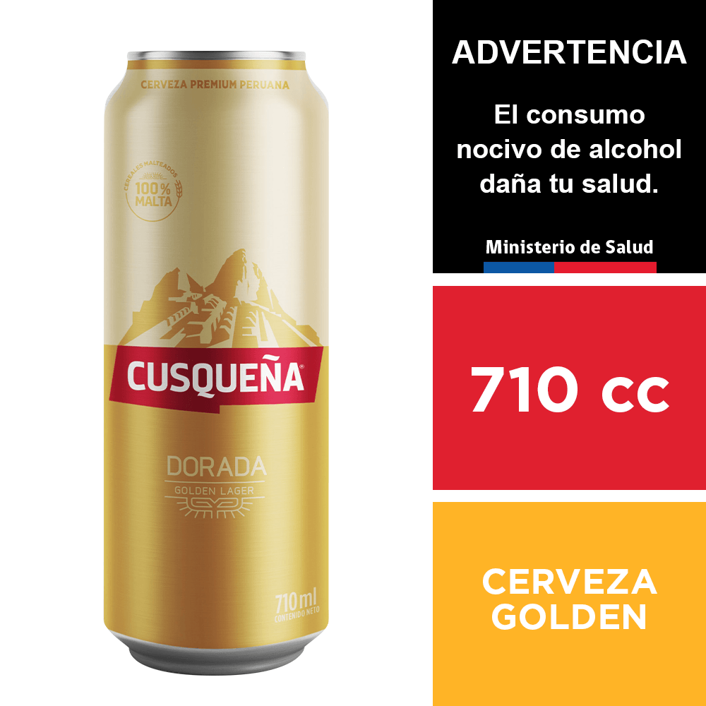Cerveza Cusqueña Lata 710 ml