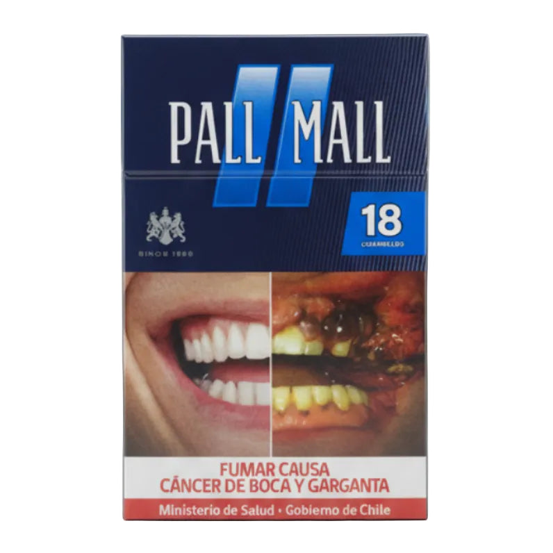 Cigarros Pall Mall 18 un HL Azul