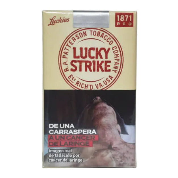 Cigarros Lucky Strike 20 un Sin Aditivos Red SC