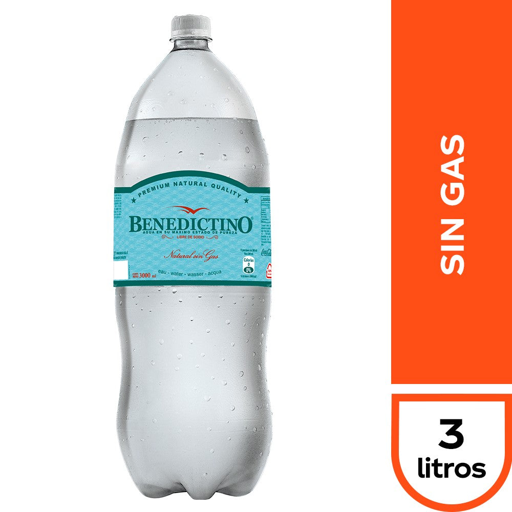 Agua Mineral Benedictino 3 lts Sin Gas