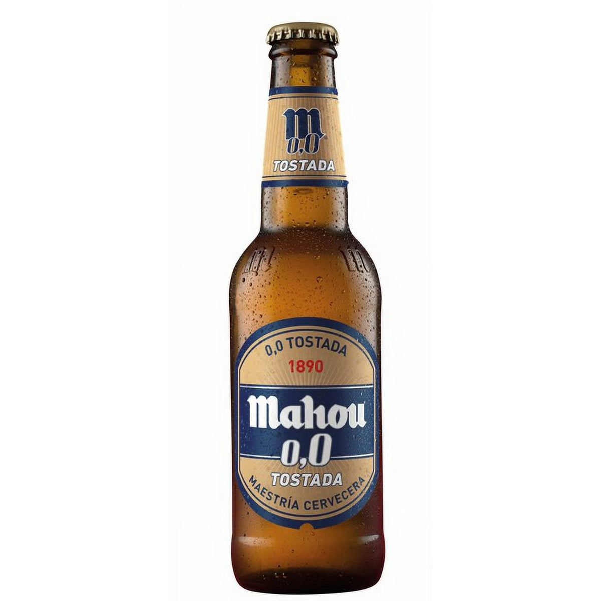 Cerveza Mahou Cero Botella (250 cc) Tostada