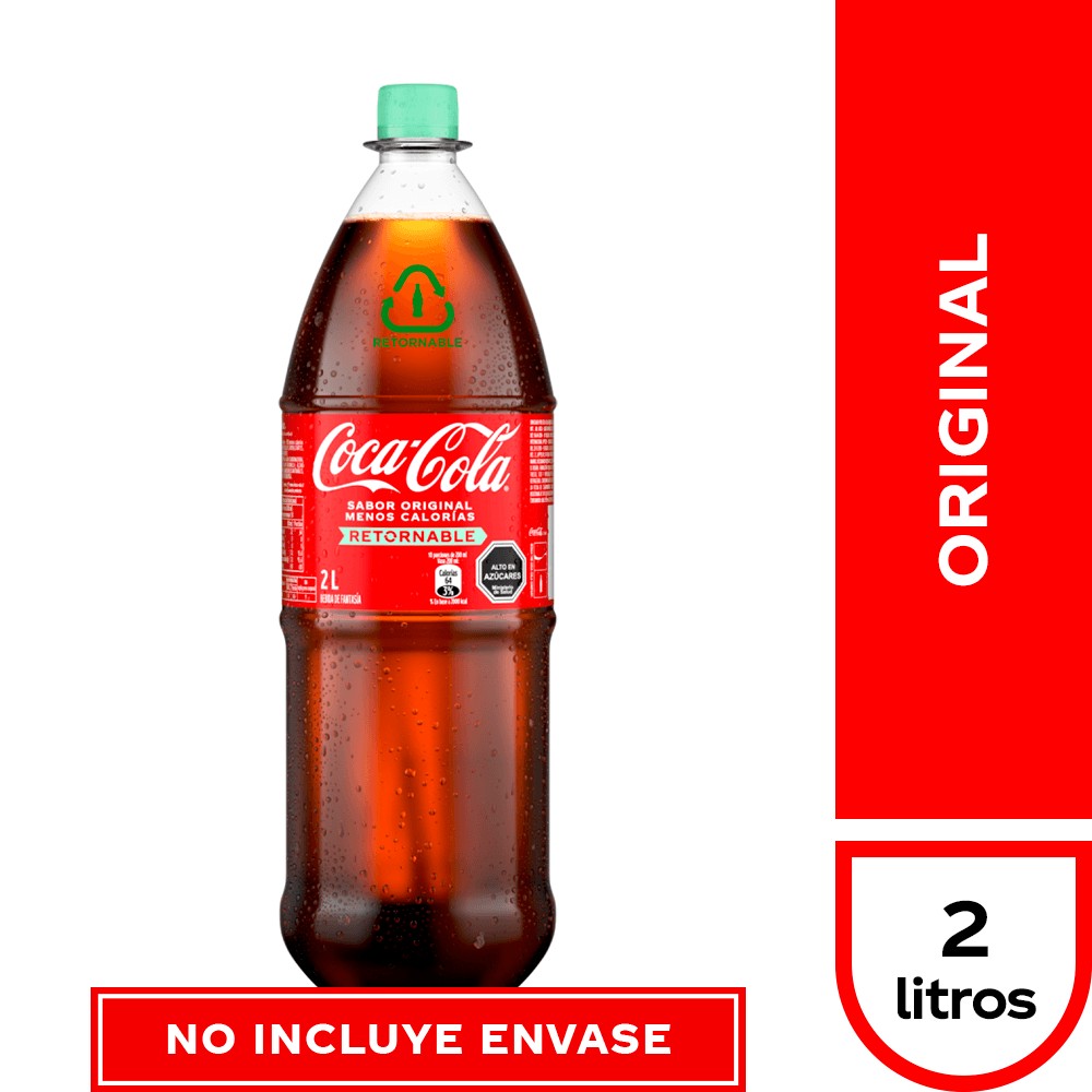 Coca Cola 2 Lts Retornable