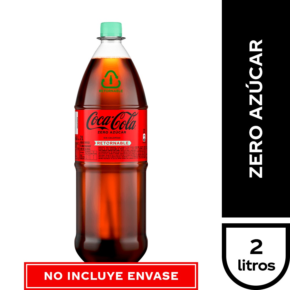 Coca Cola Zero 2 Lts Retornable