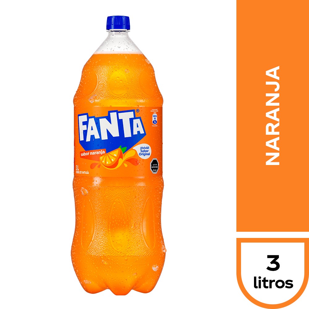 Fanta Naranja 3 Lts