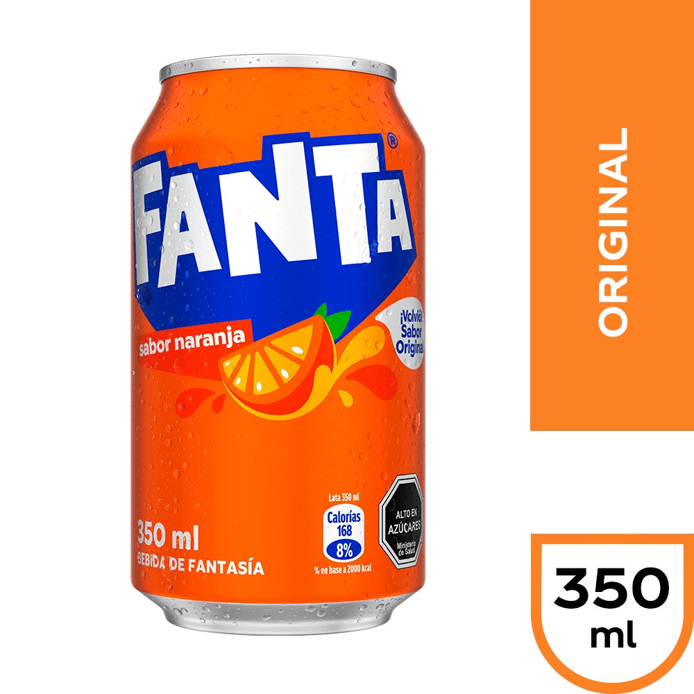 Fanta Naranja 350 ml lata