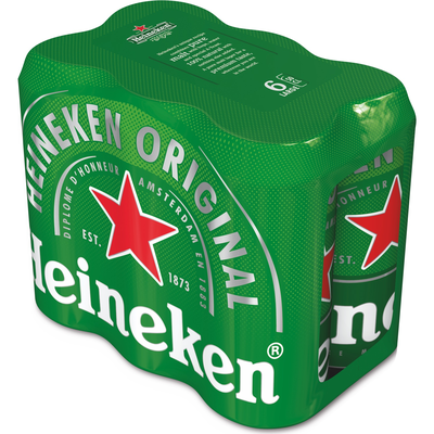 Cerveza Heineken Lata (470 cc) x 6