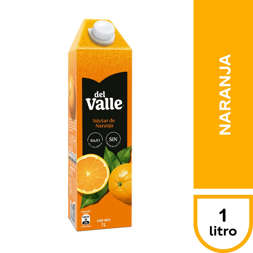 Nectar del Valle Tetra 1 Lt Naranja