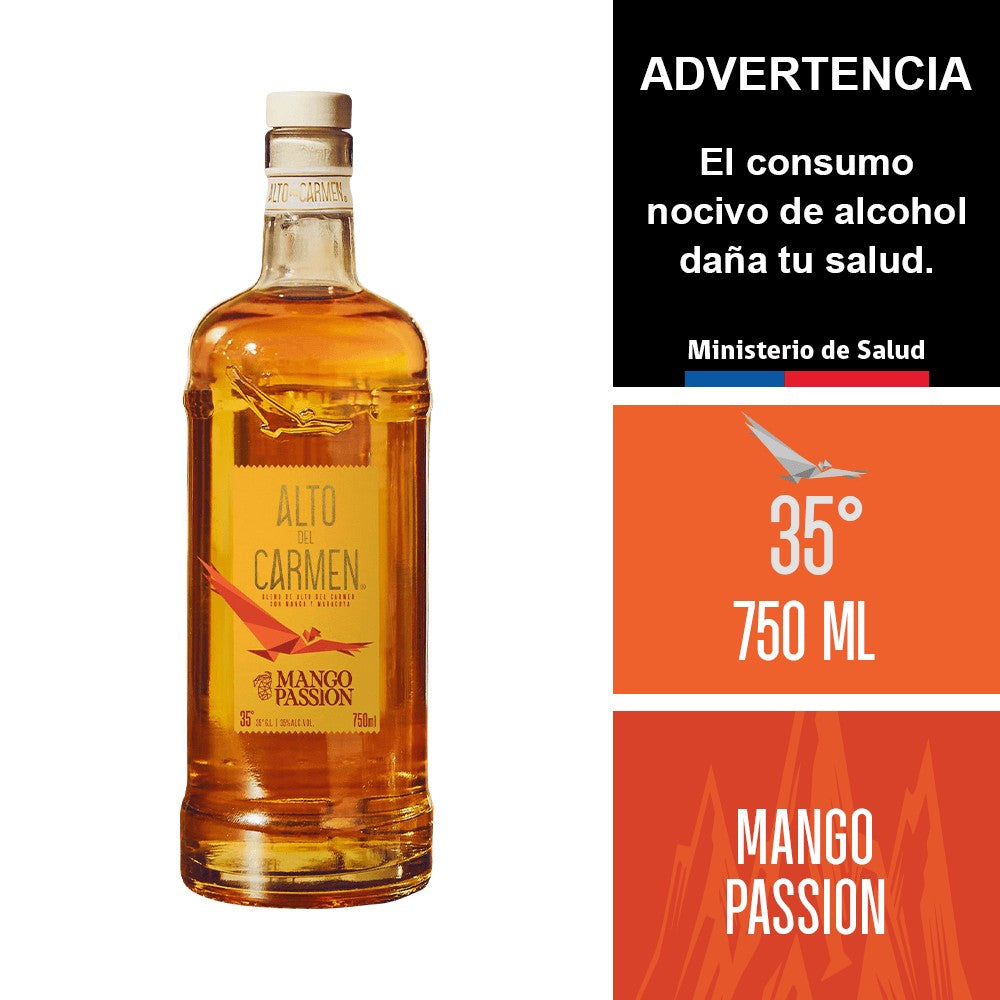 Pisco Alto del Carmen 750 ml Mango Passion